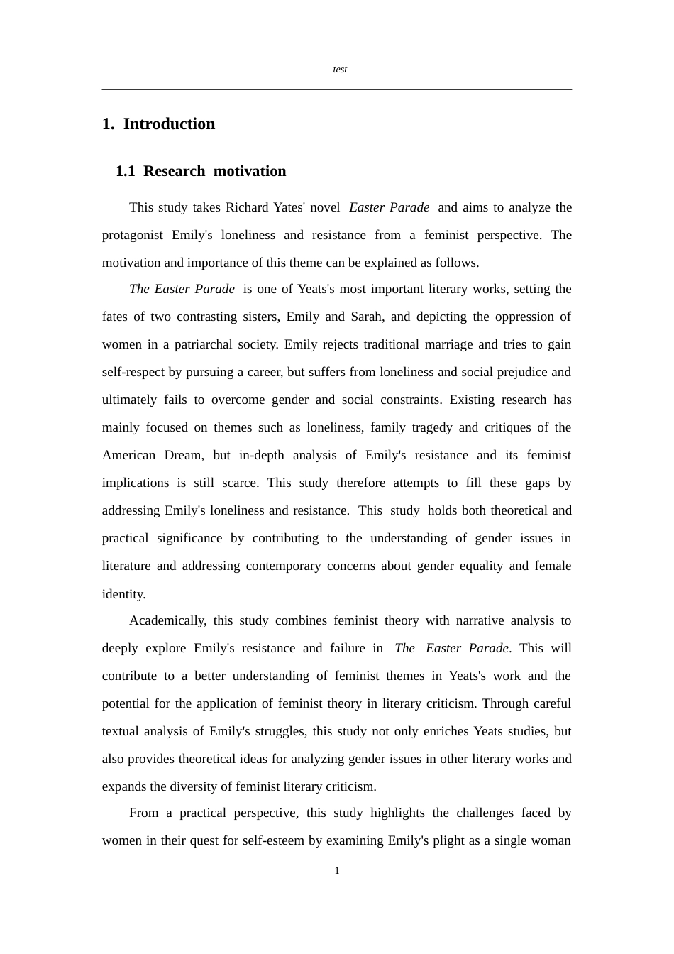 25年CH 女性主义视角下的孤独与抗争-解析《复活节游行》中的女性自我寻求-约44464字符.docx_第5页