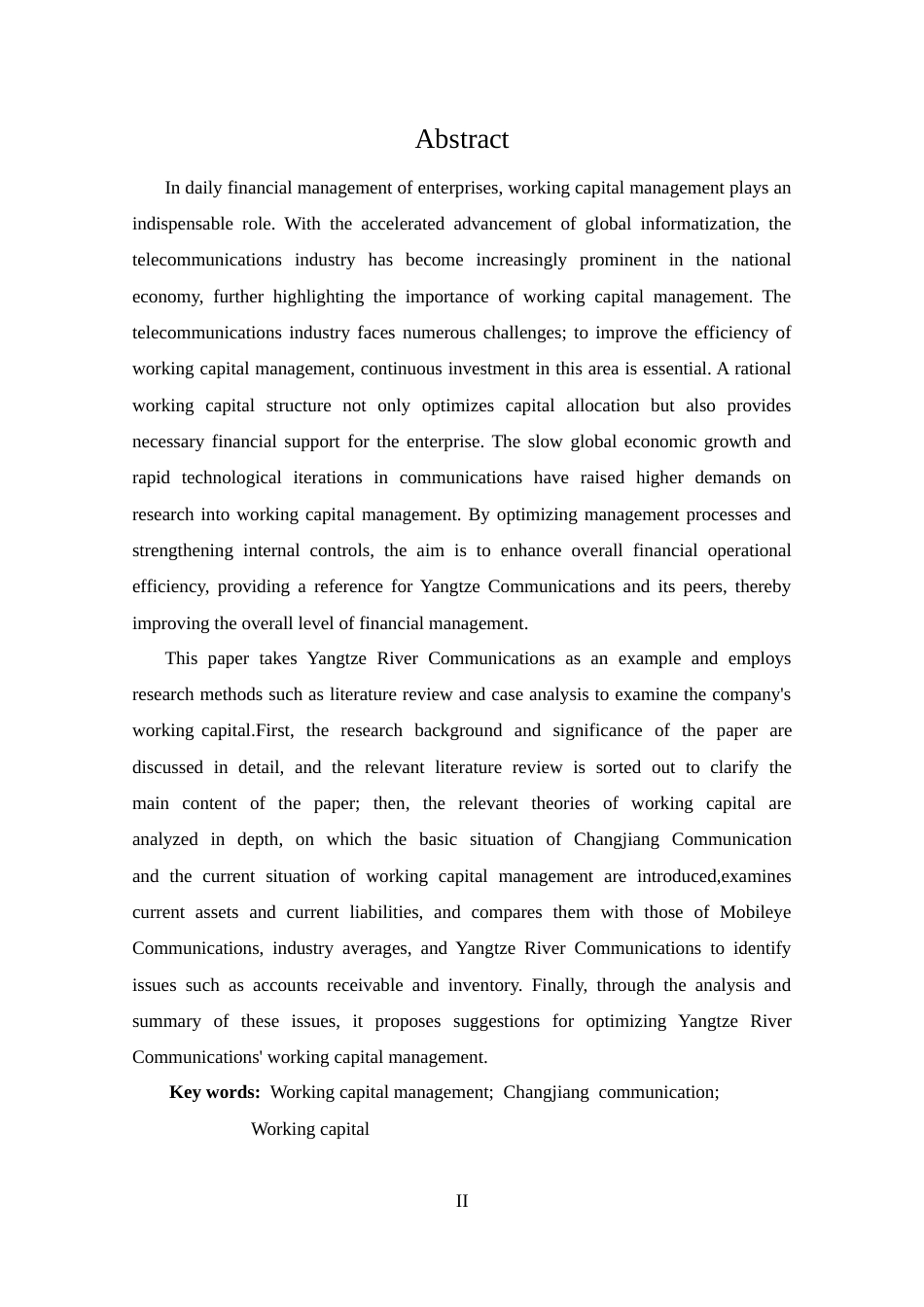 25年CH 会计学-长江通信营运资金管理研究-约16700字符.docx_第2页