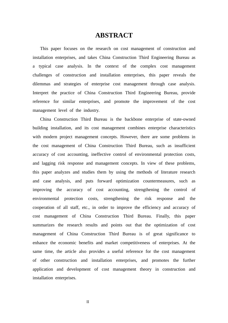 25年CH 会计学-建筑安装企业成本管理存在的问题及对策探析-以中建三局为例-约15487字符.docx_第2页
