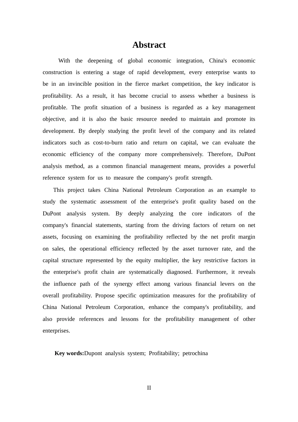 25年CH 会计学-基于杜邦分析的中国石油盈利能力分-约13667字符.docx_第2页