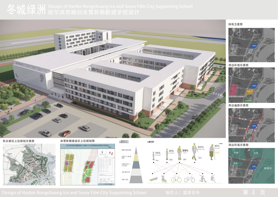 25年CH建筑学 哈尔滨市融创冰雪影都配建学校设计(附件图纸)终版.pdf_第2页