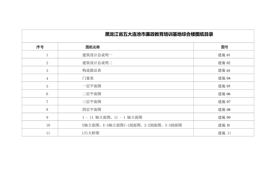 25年CH土木工程-黑龙江省五大连池市廉政教育培训基地综合楼设计图纸附件终版.pdf_第1页