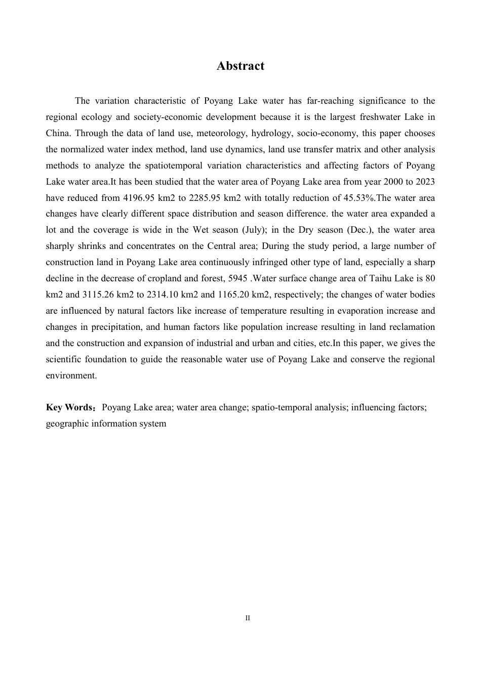 25年CH地理科学 鄱阳湖区2000-2023年水域时空变化研究最终-约17536字符.pdf_第2页