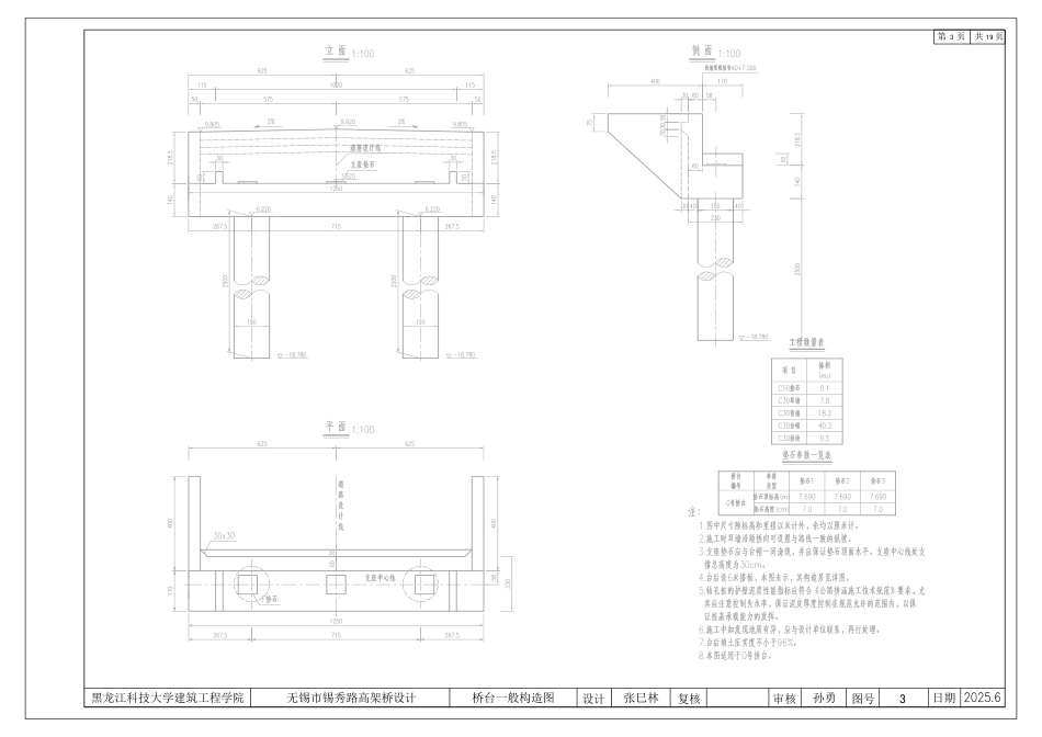 25年CH道路桥梁与渡河工程-无锡市锡秀路高架桥设计设计图纸附件终版.pdf_第6页