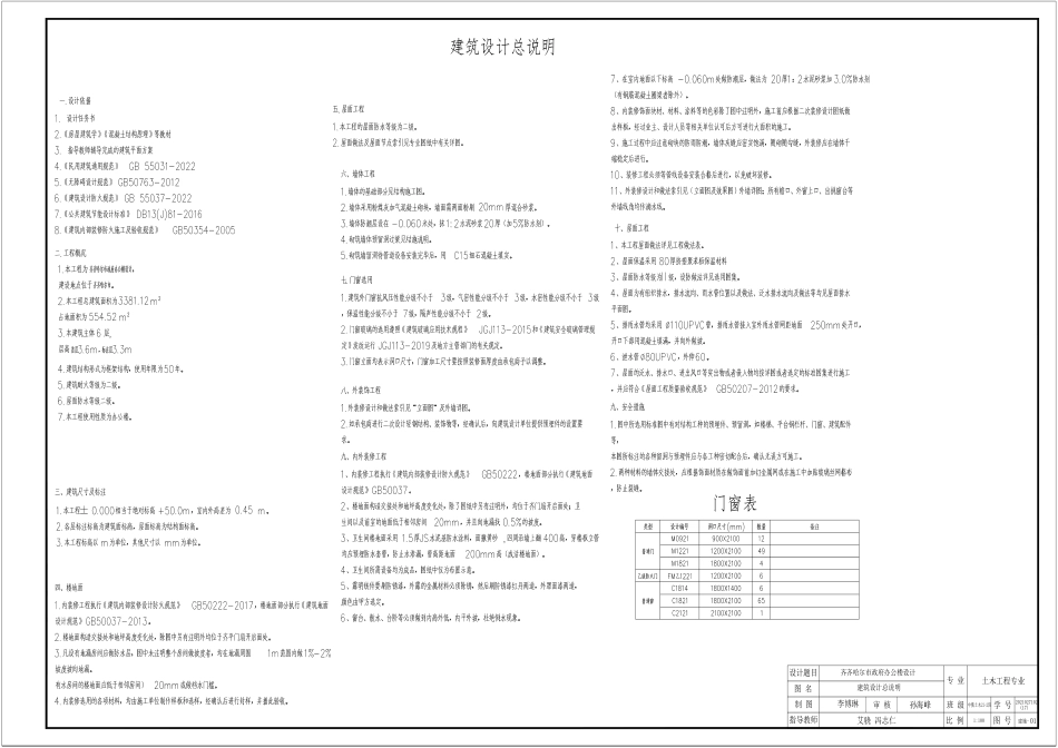 25年CH土木工程-齐齐哈尔市政府办公楼设计-图纸附件终版.pdf_第2页