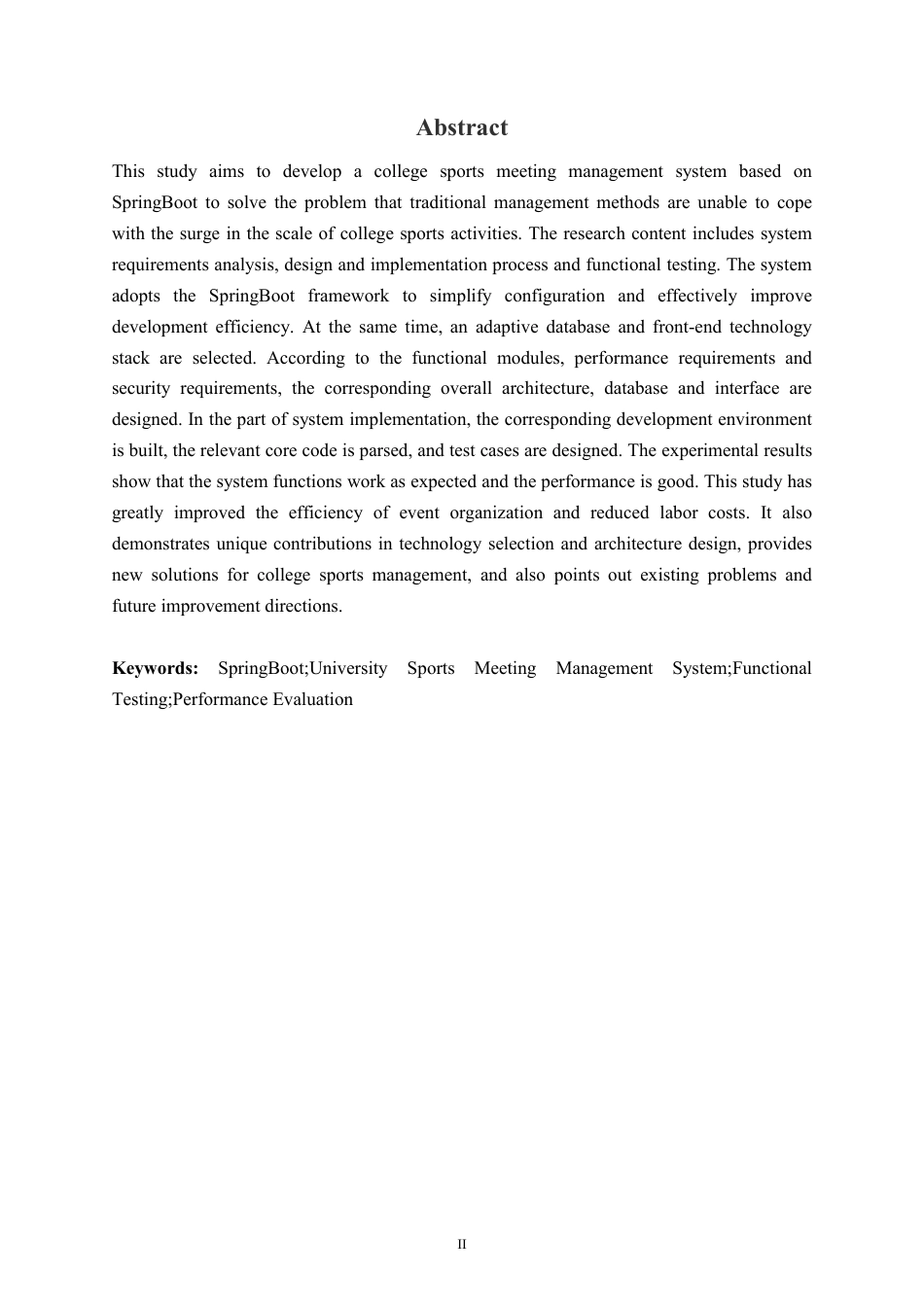 25年CH计算机科学与技术 基于Spring-boot的高校运动会管理系统最终-约14603字符.pdf_第4页
