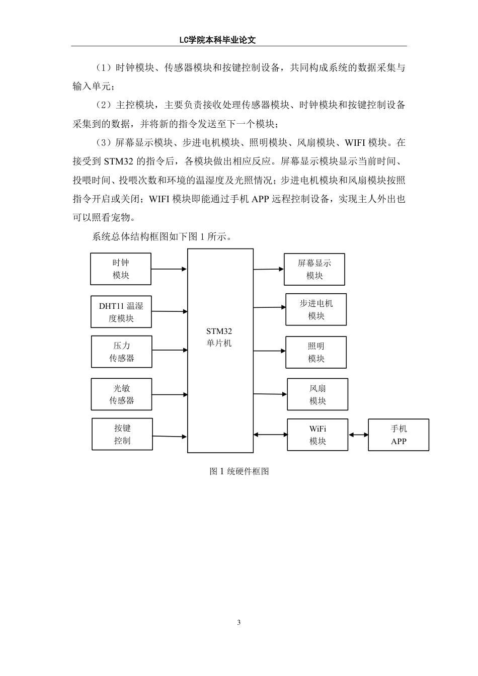 25年CH电子信息 基于STM32的宠物投喂系统设计-最终稿-约39260字符.pdf_第6页