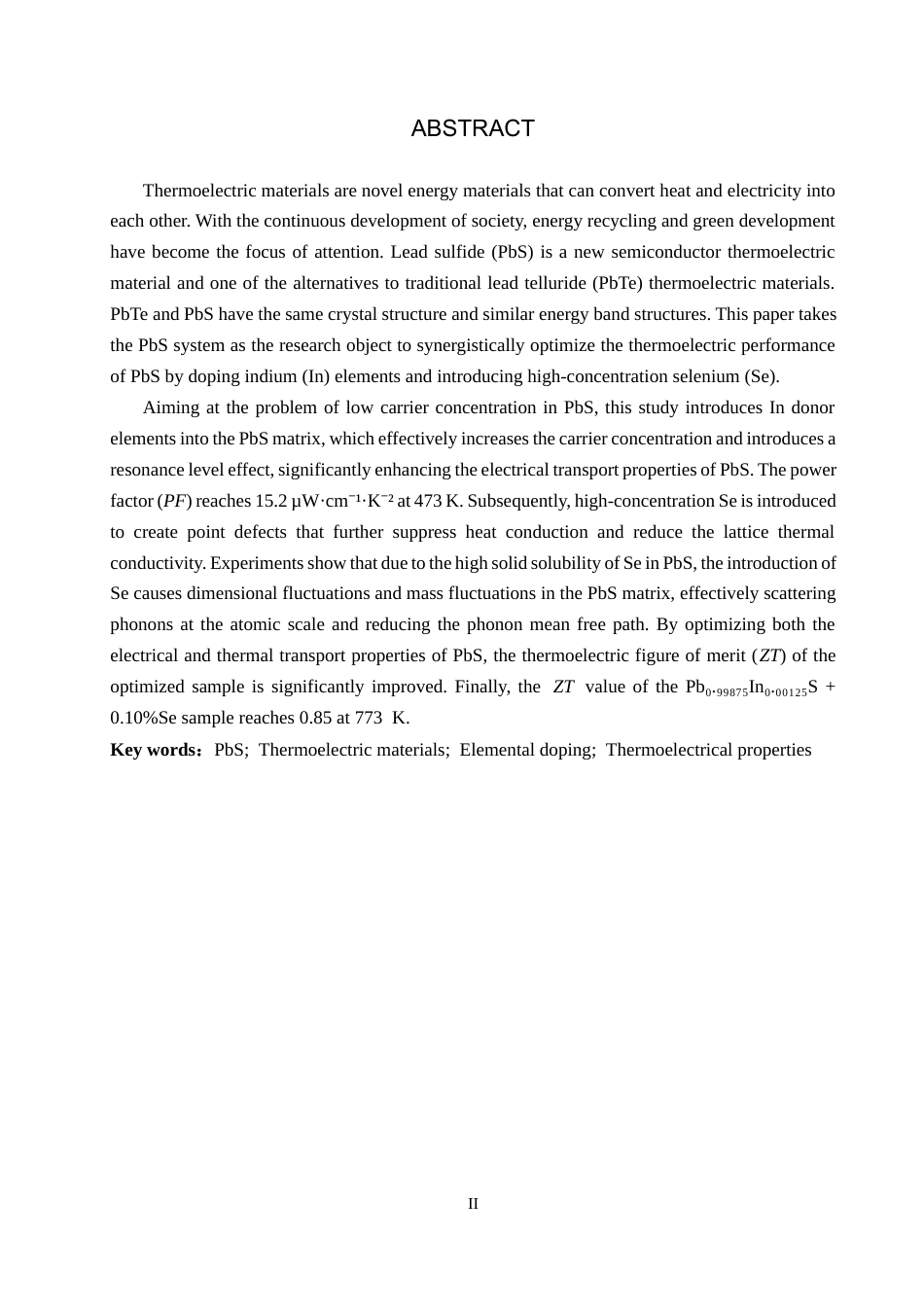 25年CH 材料科学与工程 掺杂In元素与引入高浓度Se元素协同优化n型PbS热电性能-约12422字符终稿.docx_第2页