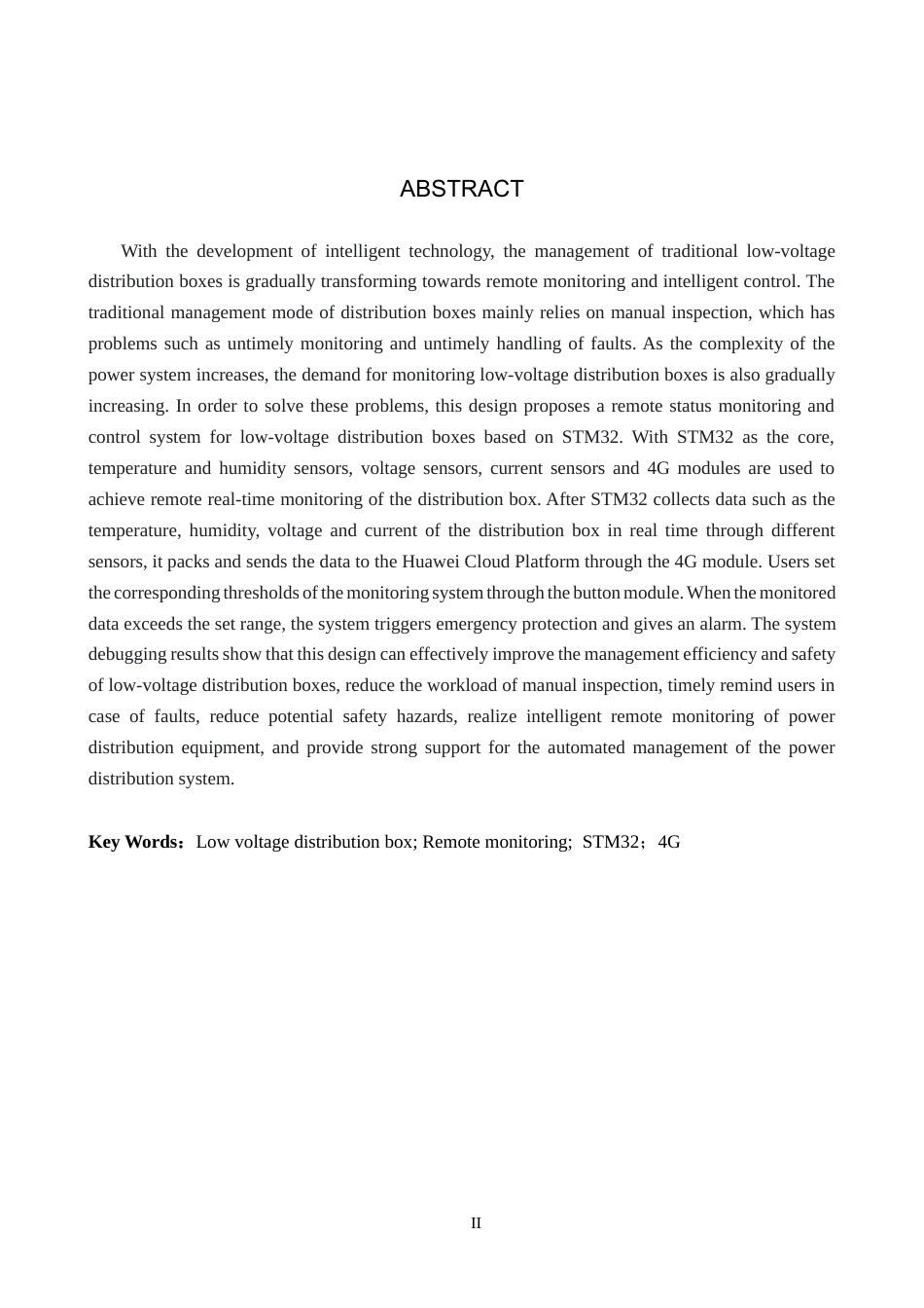 25年CH 电气工程及其自动化-低压配电箱远程状态监测与控制系统设计-约26947字符终稿.docx_第2页