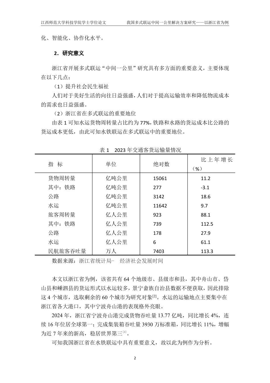 25年CH物流管理- 我国多式联运中间-公里解决方案研究-以浙江省为例-约14646字符.pdf_第7页