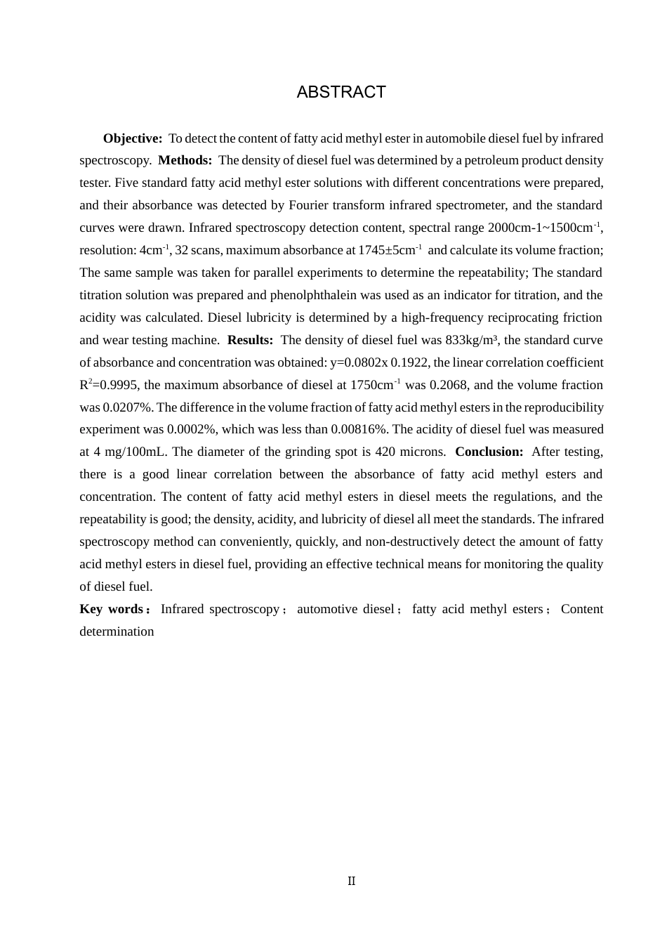 25年CH 药物制剂 红外光谱法测定车用柴油中脂肪酸甲酯含量-约12833字符终稿.docx_第2页
