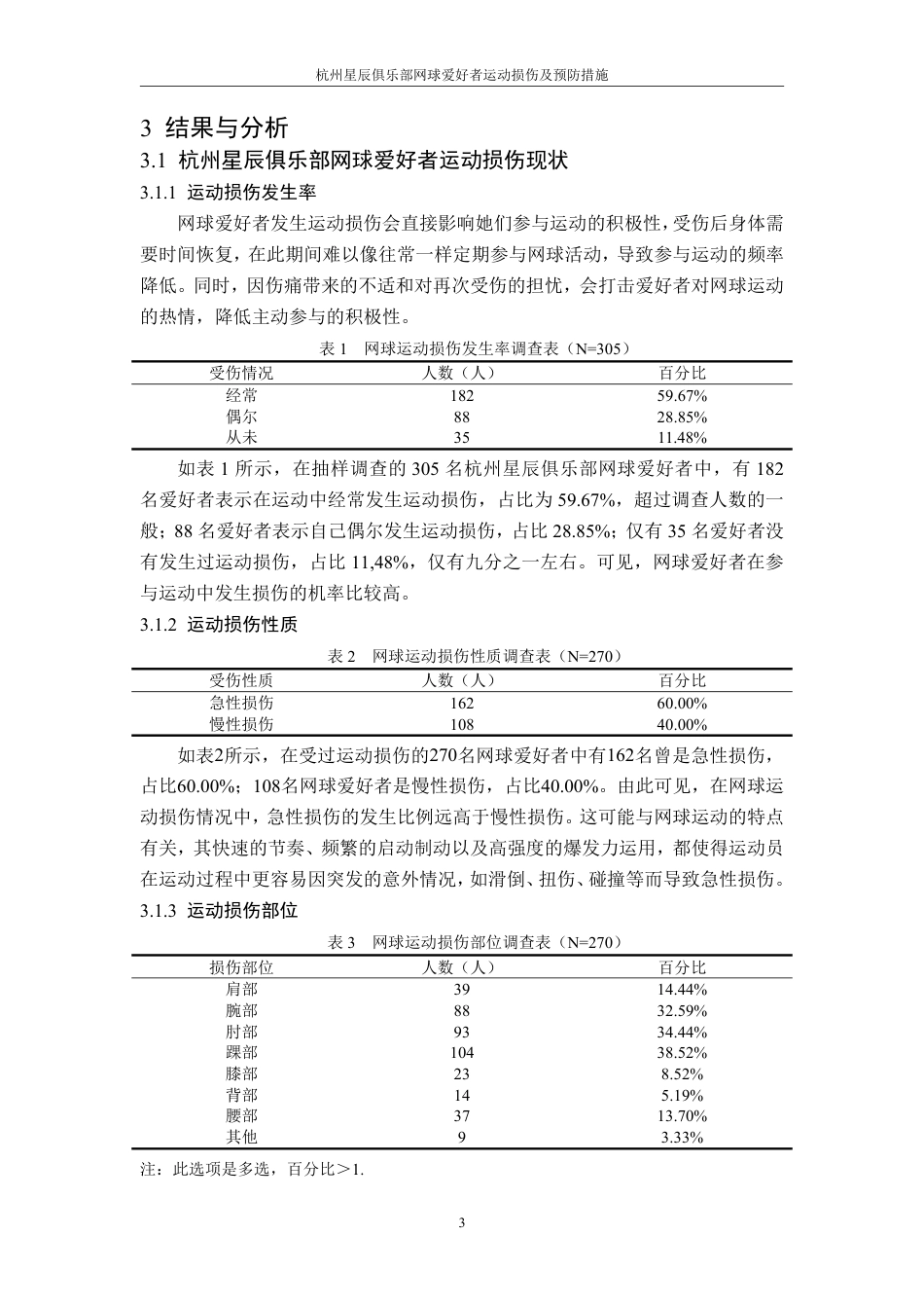 25年CH社会体育指导与管理 杭州星辰俱乐部网球爱好者运动损伤及预防措施-约9835字符.pdf_第7页