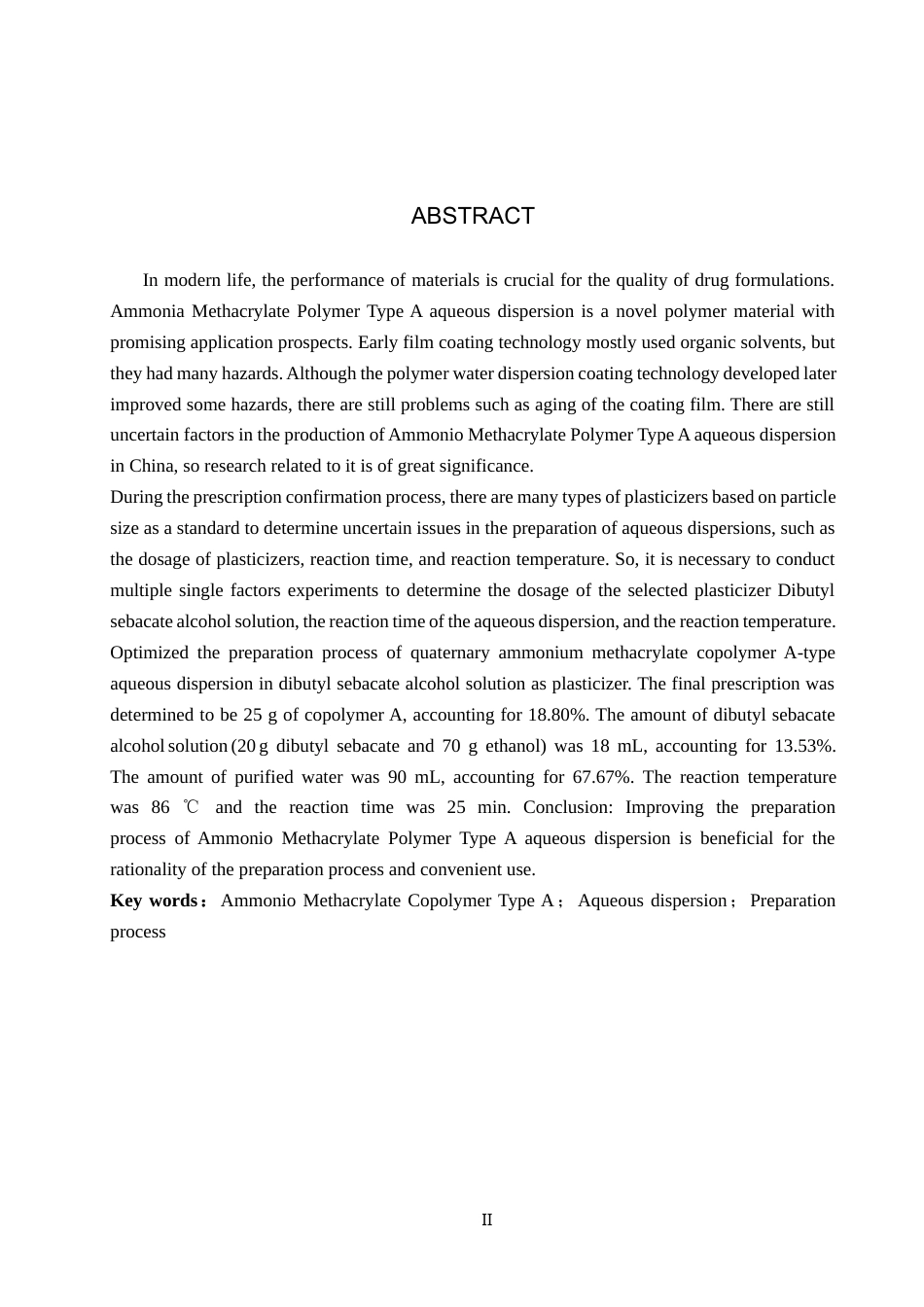25年CH 药物制剂  季铵基甲基丙烯酸酯共聚物A型及其水分散体的制备研究-约11903字符终稿.docx_第4页