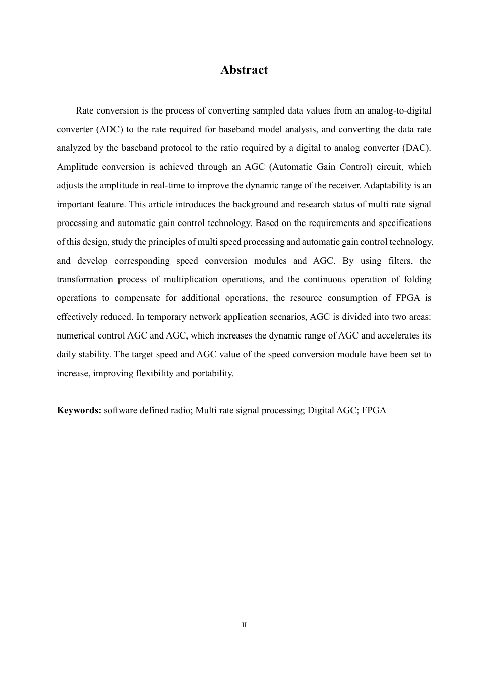 25年CH电气自动化 软件无线电前端电路信号处理设计与实现-成教-约13364字符.pdf_第2页