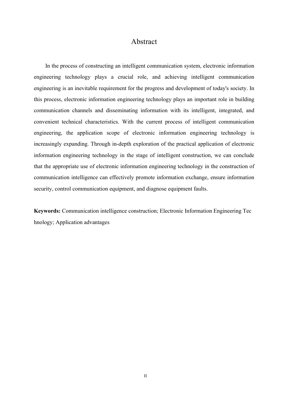 25年CH 通信智能化建设中电子信息工程技术的应用研究-成教-约11011字符.pdf_第3页