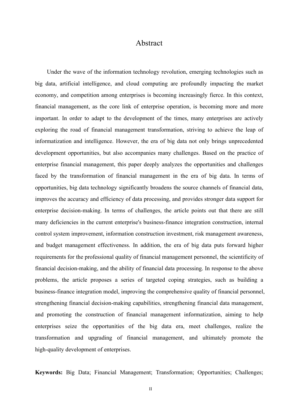 25年CH财务管理 大数据时代企业财务管理面临的机遇与挑战-成教.pdf_第2页
