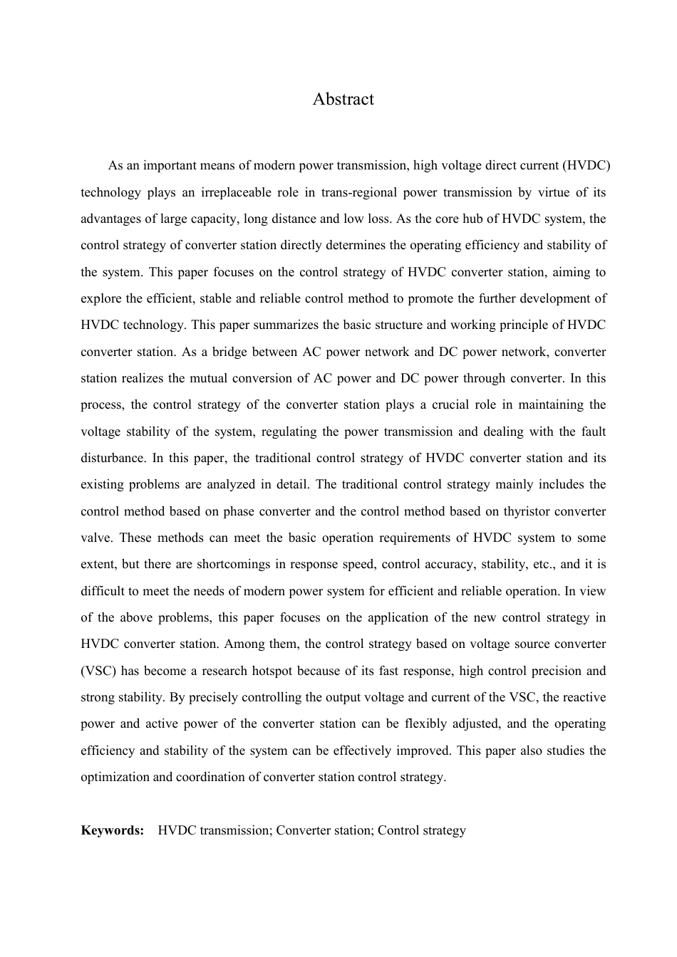25年CH电气自动化  -高压直流输电换流站的控制策略研究-成教-约10811字符.pdf_第2页