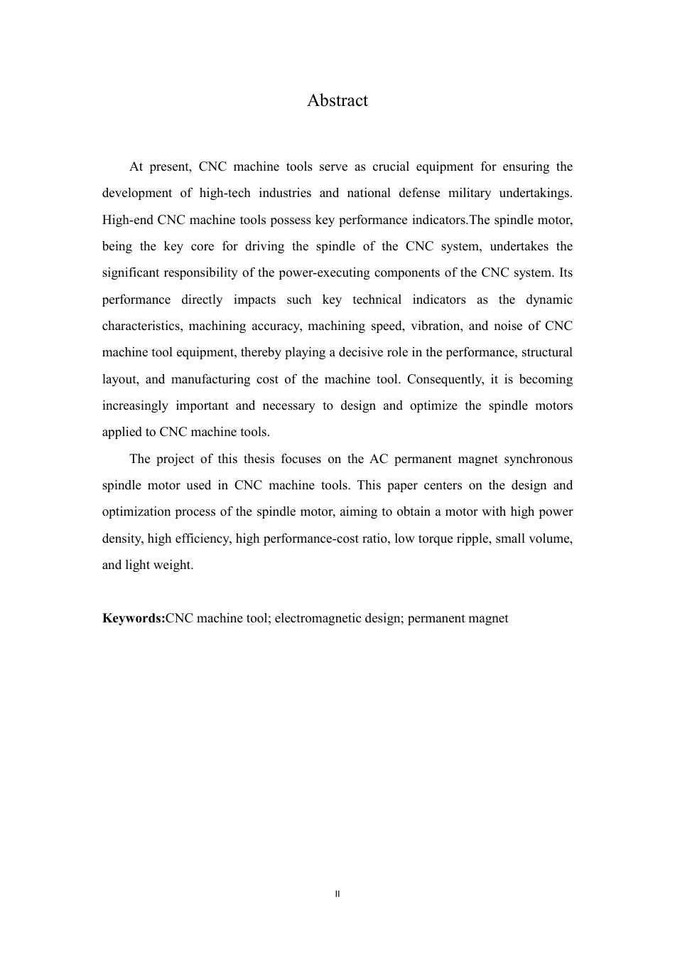 25年CH数控机床的交流永磁同步主轴电机设计与优化-成教-约7432字符.pdf_第3页