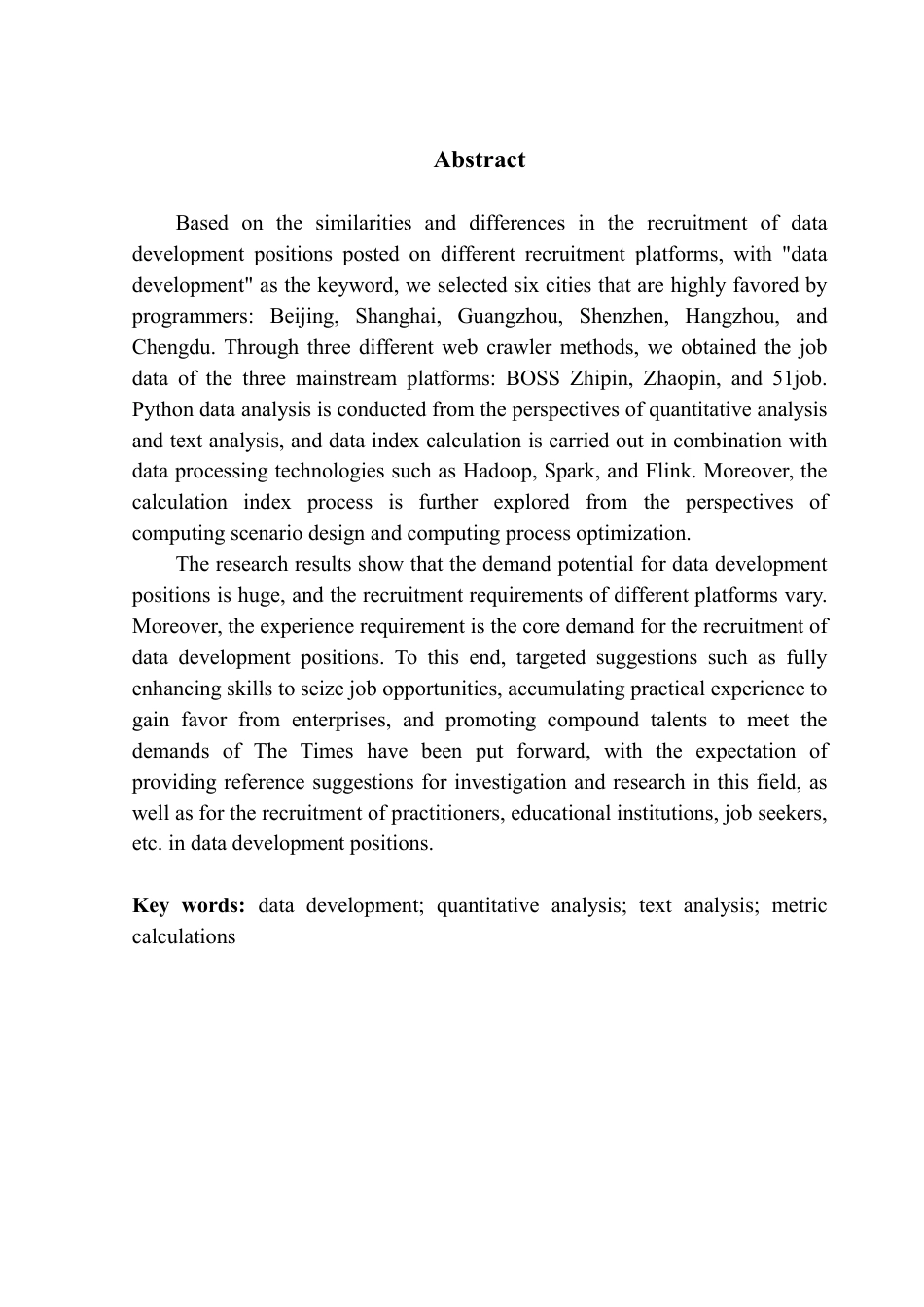 25年CH大数据管理与应用 面向多源招聘网站的岗位数据采集与需求分析-以数据开发岗为例终稿-约39937字符.pdf_第3页