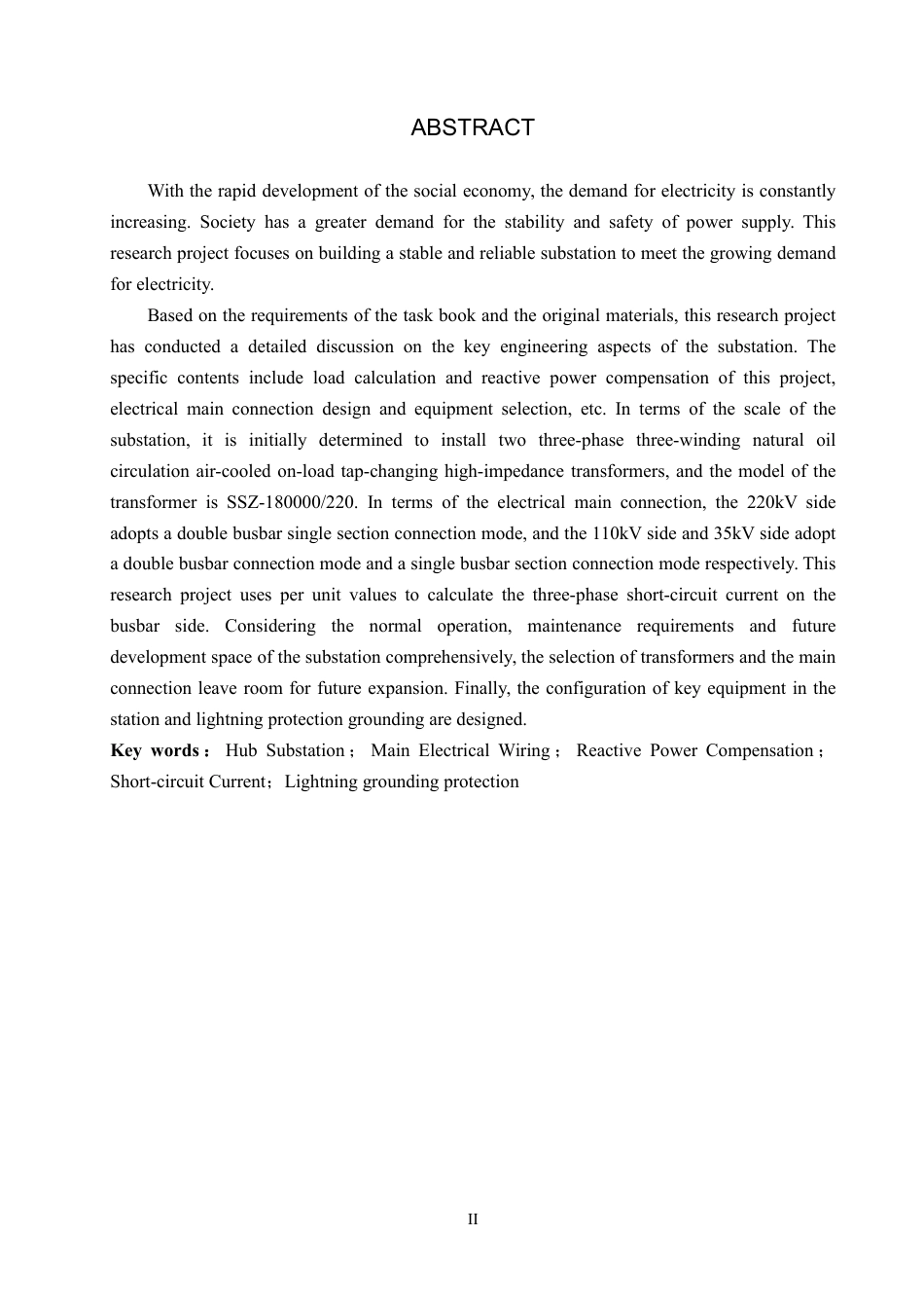 电气自动化 枢纽变电站电气部分设计学院：机电学院-约16230字符.pdf_第2页