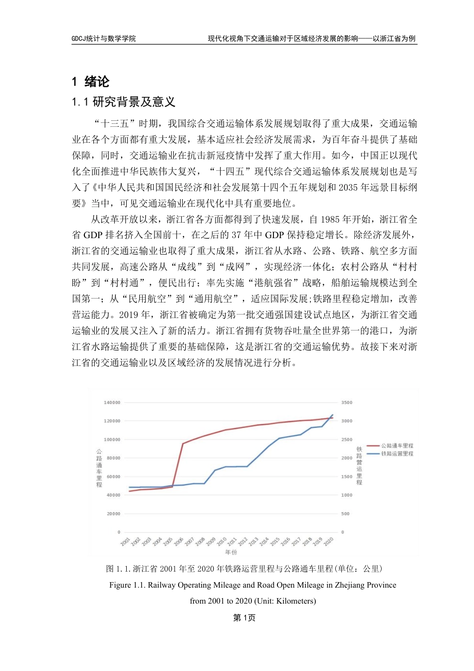 25年CH应用统计学 本科毕业论文现代化视角下交通运输对于区域经济发展的影响——以浙江省为例终稿-约37574字符.pdf_第6页