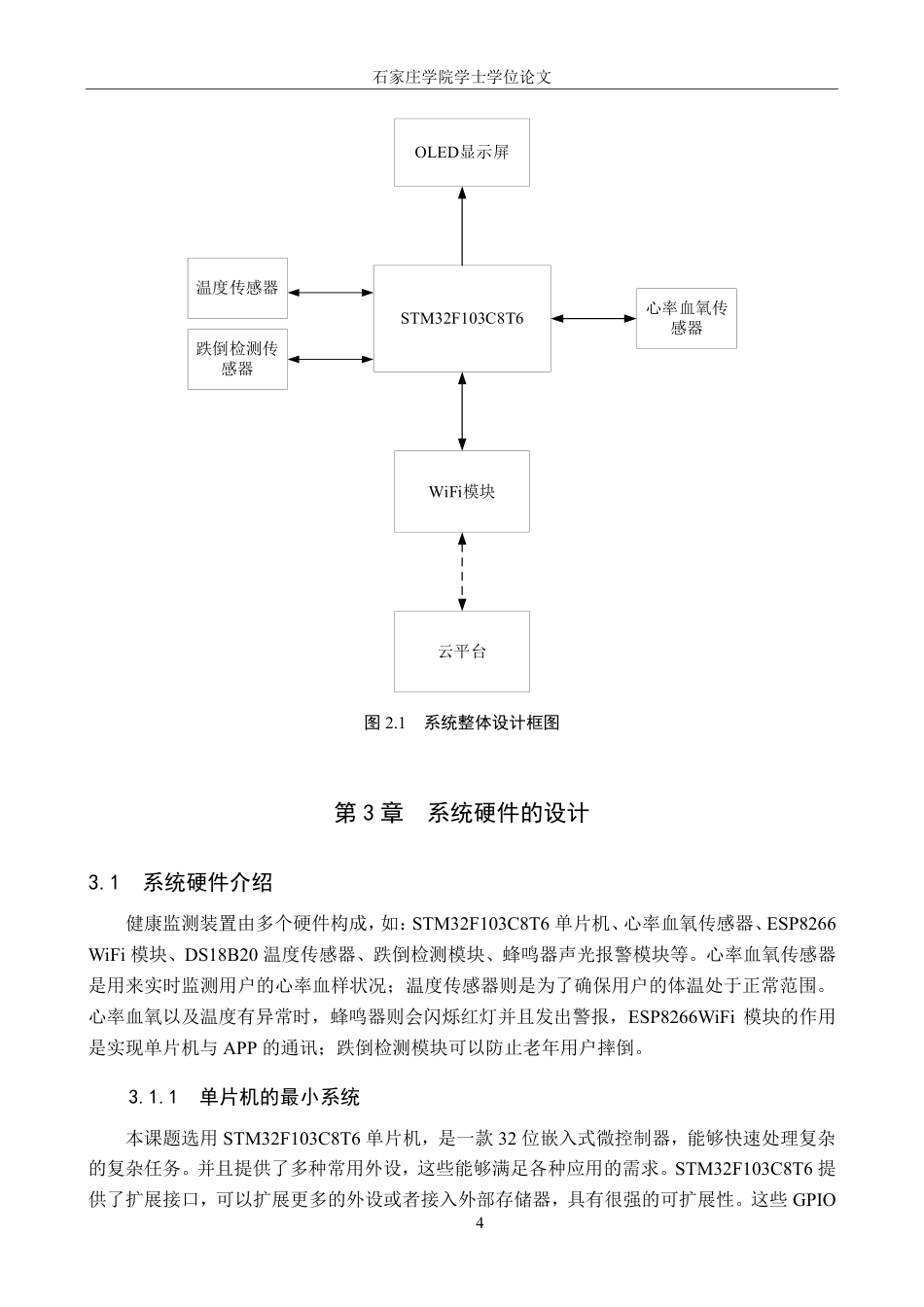 电气自动化 基于WiFi的人体健康状态监测系统设计终稿 (4)-约13641字符.pdf_第7页