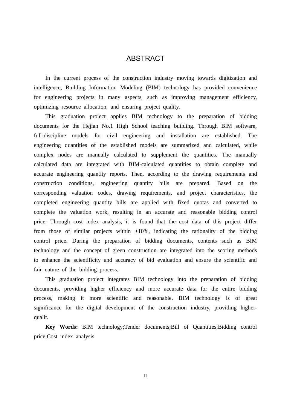 25年CH工程管理-基于BIM技术的河间-中教学楼招标文件的编制最终稿-约12947字符.docx_第2页
