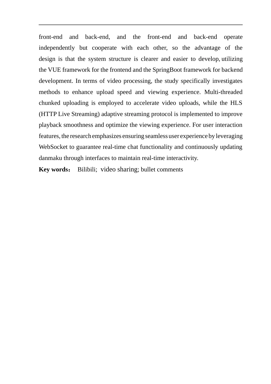 25年CH计算机科学 用户交互行为的视频分享平台设计与实现-哔哩哔哩；视频分享；弹幕终稿-约42409字符.docx_第3页