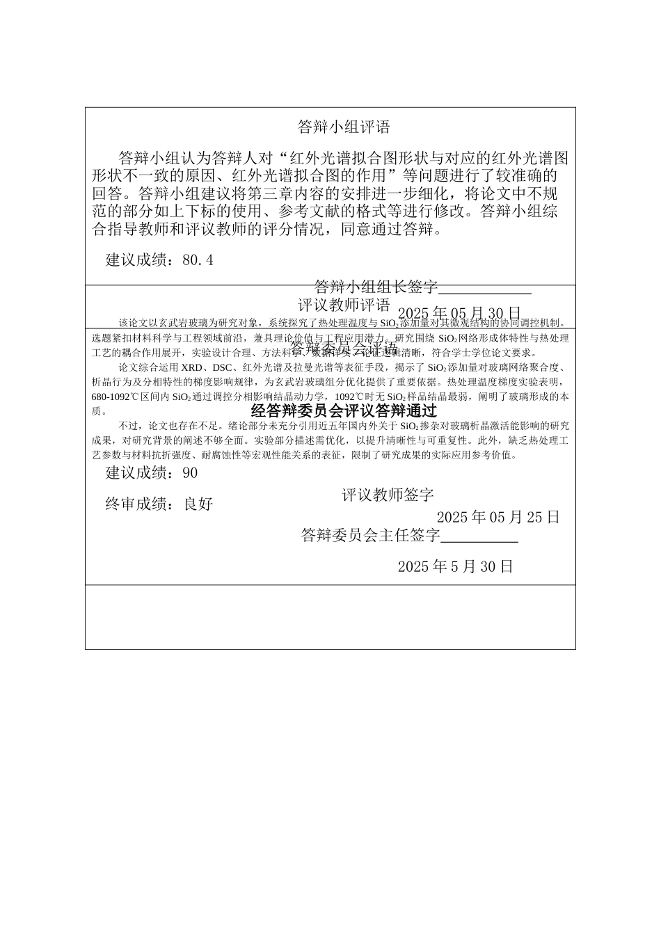 25年CH材料科学与工程-热处理温度和不同SiO2添加量对玄武岩玻璃结构的影响-约22183字符终稿.docx_第3页