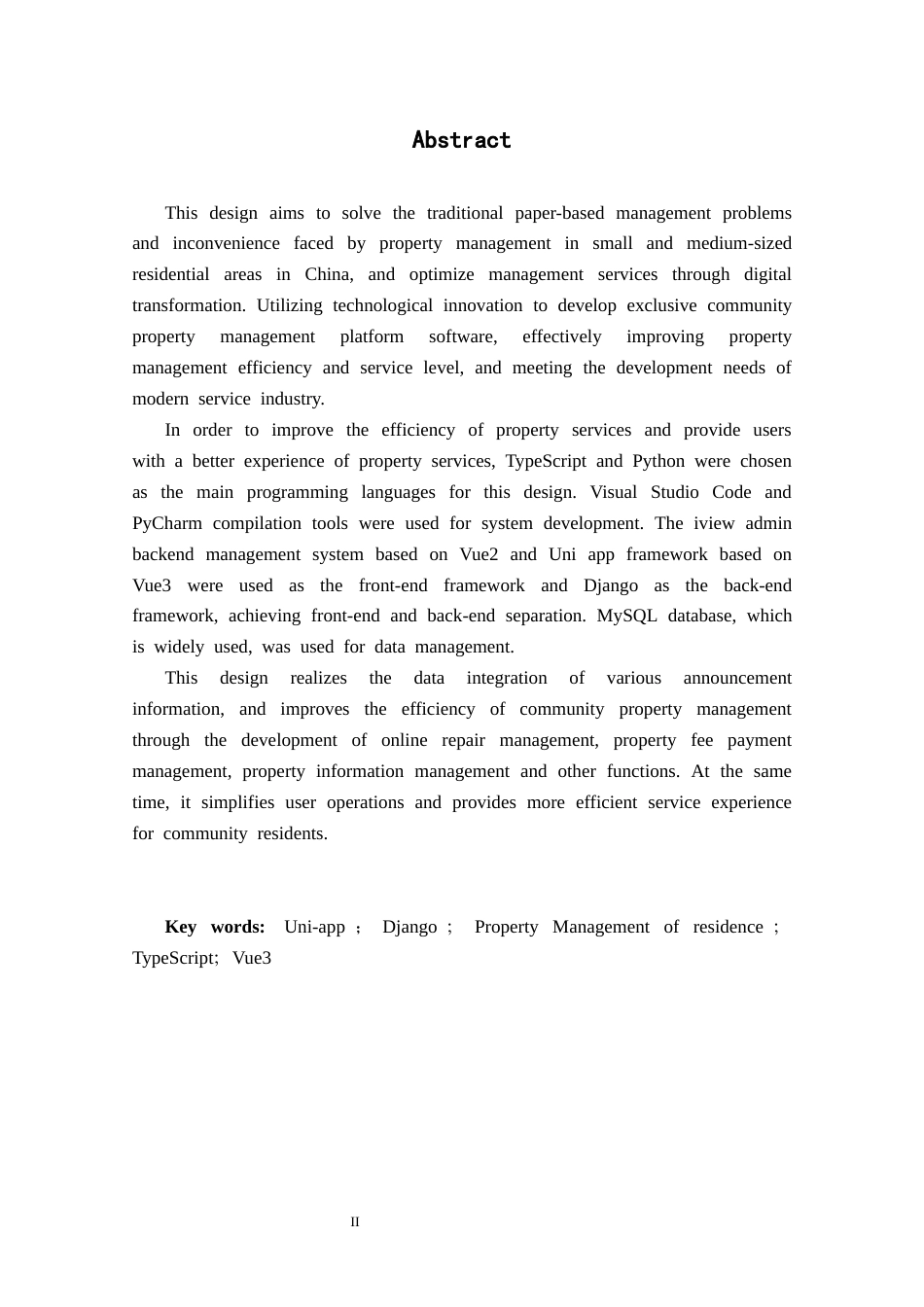 25年CH基于uni-app小区物业管理系统的设计与实现孔祥飞定稿-约19954字符.docx_第4页