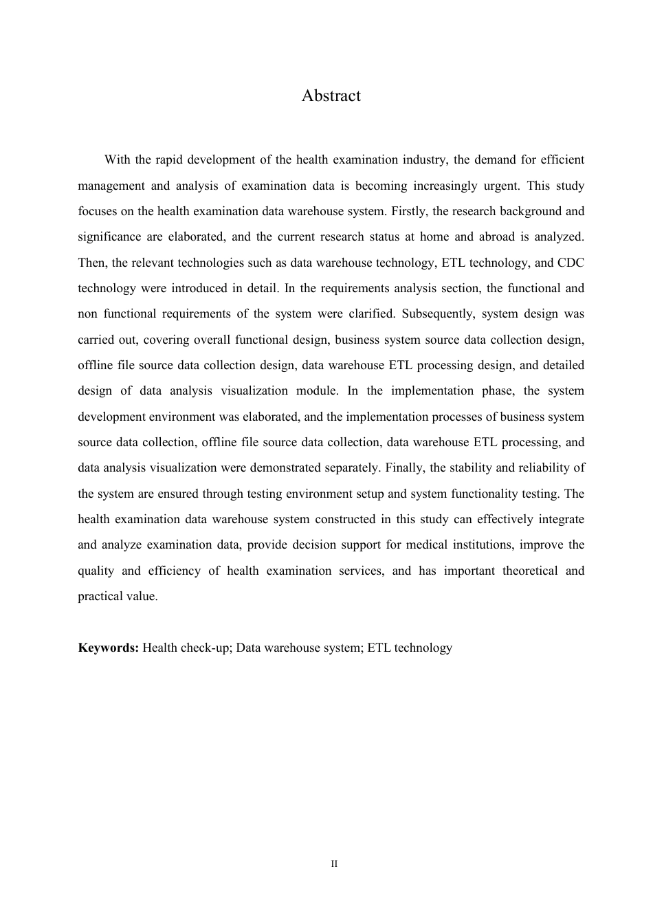 25年CH 健康体检数据仓库系统设计与实现-成教.pdf_第4页