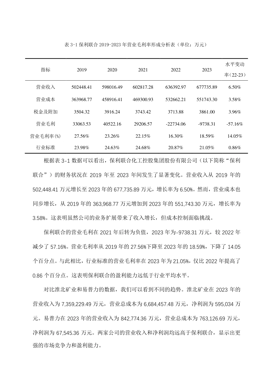 25年CH会计学 保利联合化工控股集团盈利能力分析-约24095字符终稿.pdf_第10页