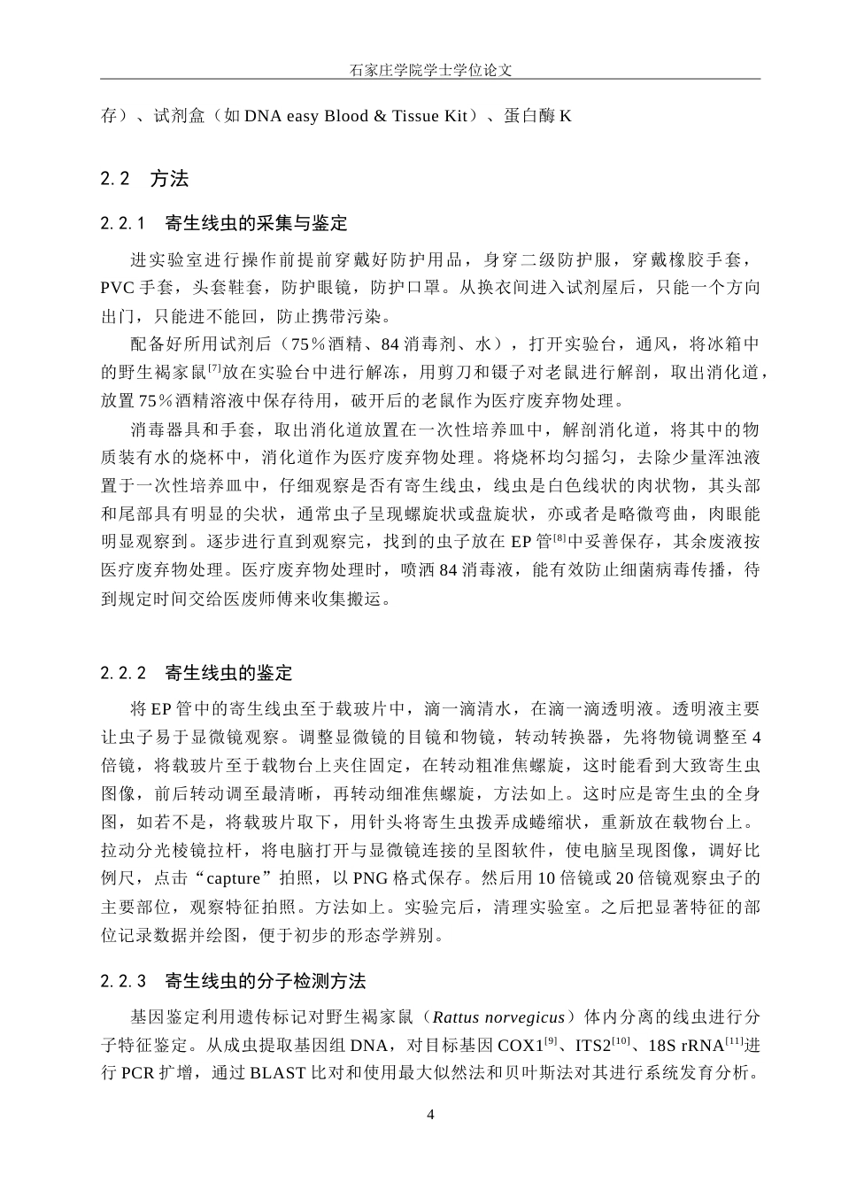 25年CH药物制剂 野生鼠消化道寄生线虫的形态学研究-约13637字符.doc_第8页