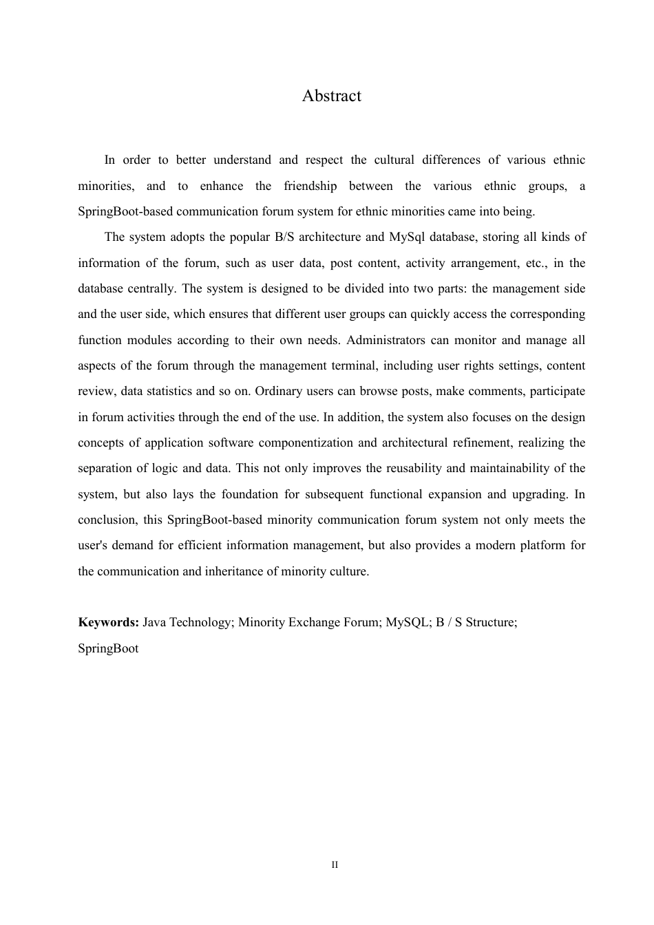 25年CH 基于SpringBoot少数民族交流论坛的-成教.pdf_第4页