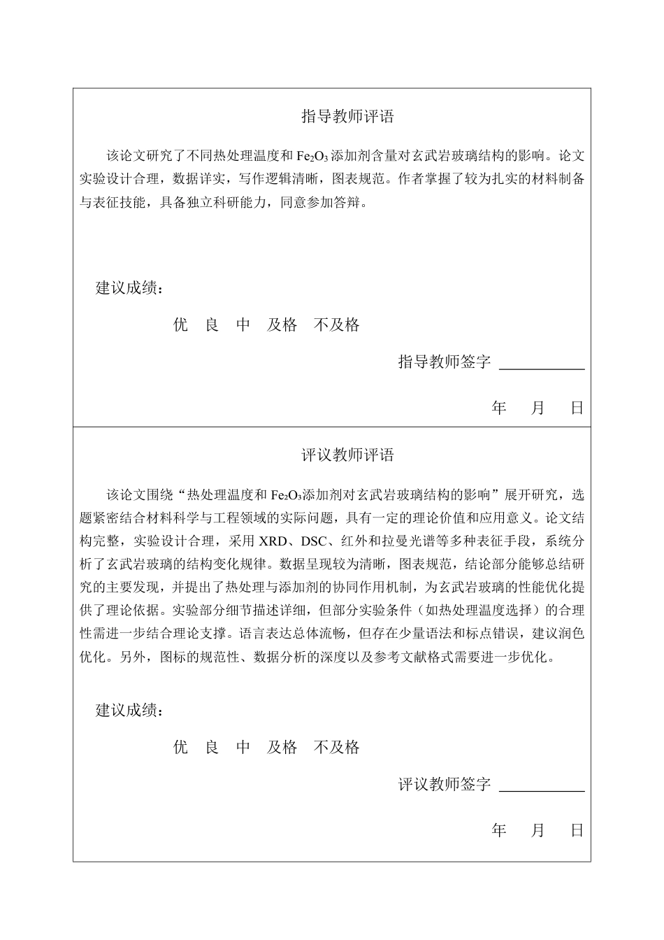 25年CH材料科学与工程-热处理温度与Fe-O-添加剂对玄武岩玻璃结构的影响-约19416字符终稿.pdf_第1页