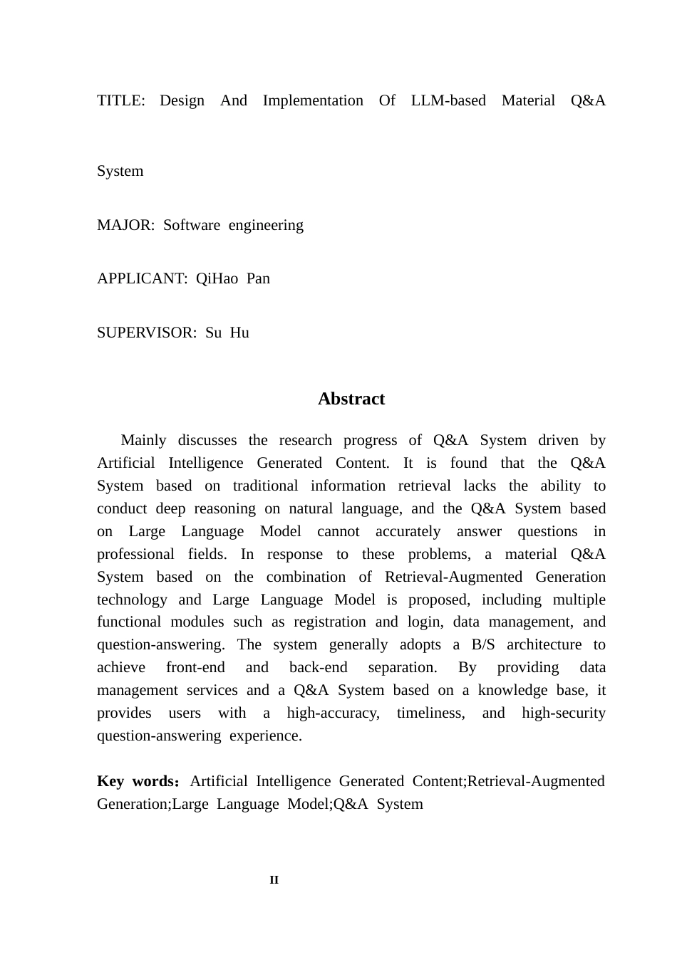 25年CH软件工程 docx-基于LLM的资料问答系统设计与实现终稿-约19401字符.docx_第3页