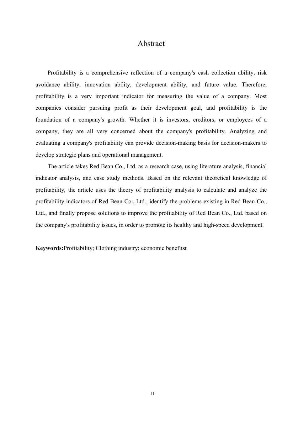 25年CH会计学 红豆股份公司盈利能力分析-最终稿-约18101字符终稿.pdf_第2页