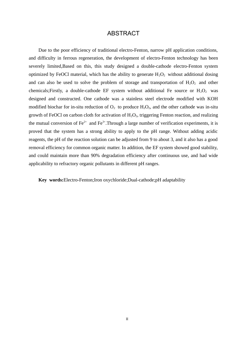 25年CH水质科学与技术-基于持久绿色的电芬顿技术对有机印染废水降解研究定稿-约18300字符.docx_第2页