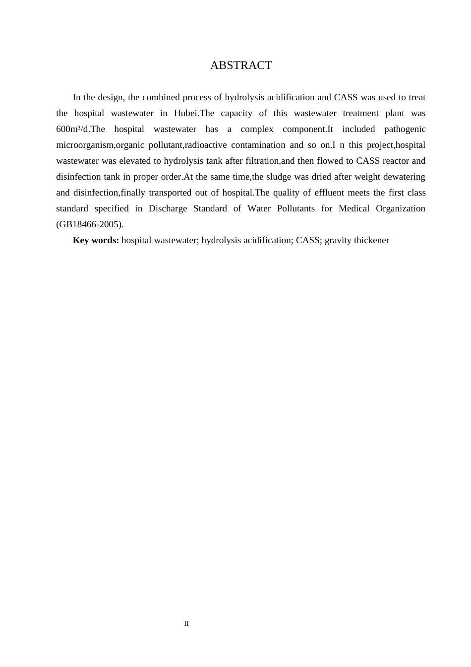 25年CH环境科学与工程 水解酸化-CASS处理医院病床废水工艺设计最终稿-约15544字符.docx_第2页