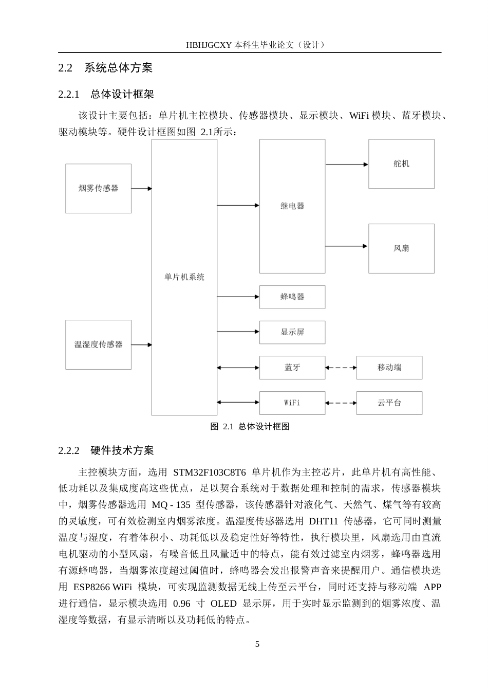25年CH物联网工程-基于单片机的桌面集烟过滤装置设计与实现最终稿-约14623字符.docx_第9页