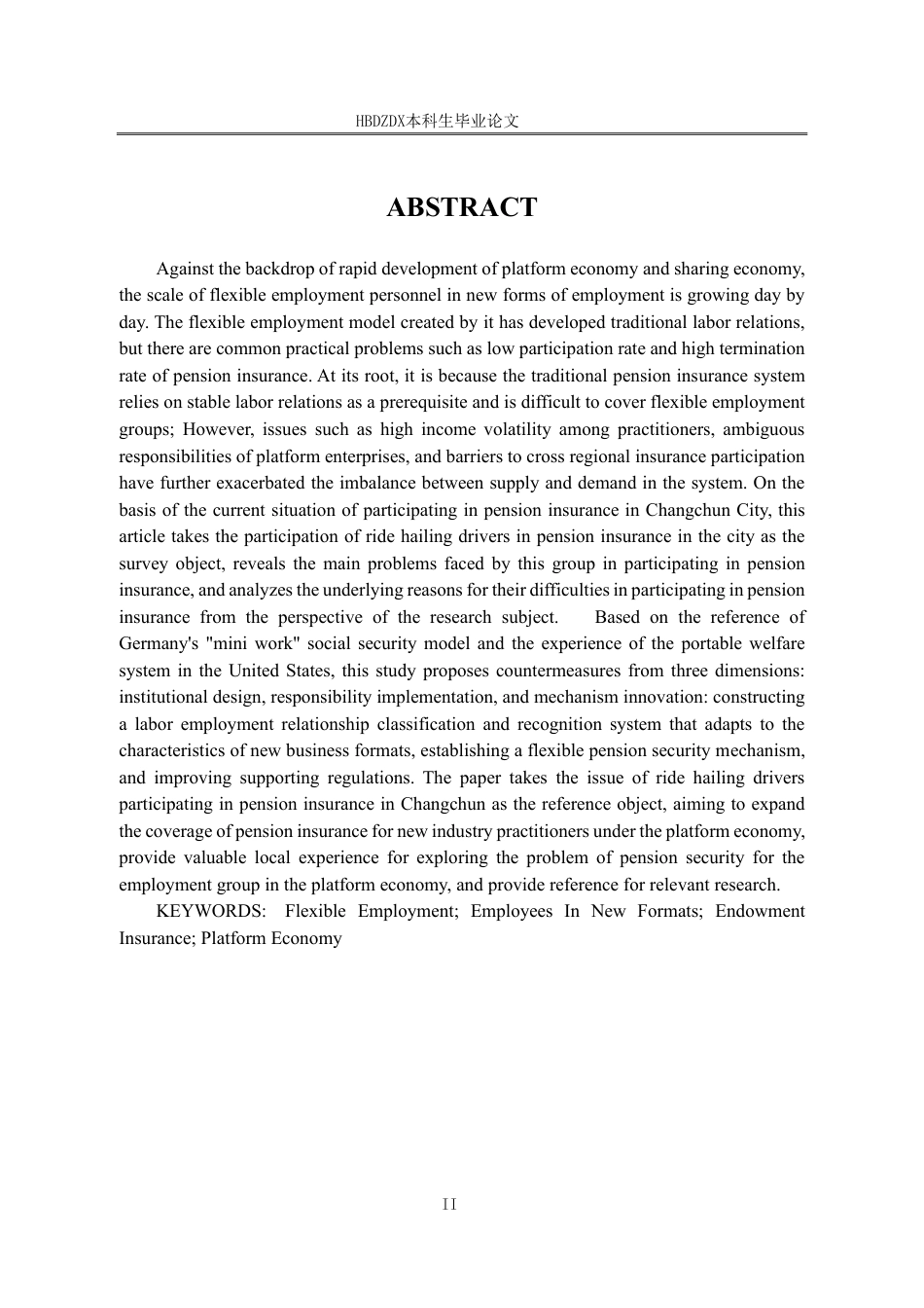 25年CH劳动与社会保障-长春市网约车司机养老保险参保困境及扩面对策研究-docx-约20561字符终稿.pdf_第2页
