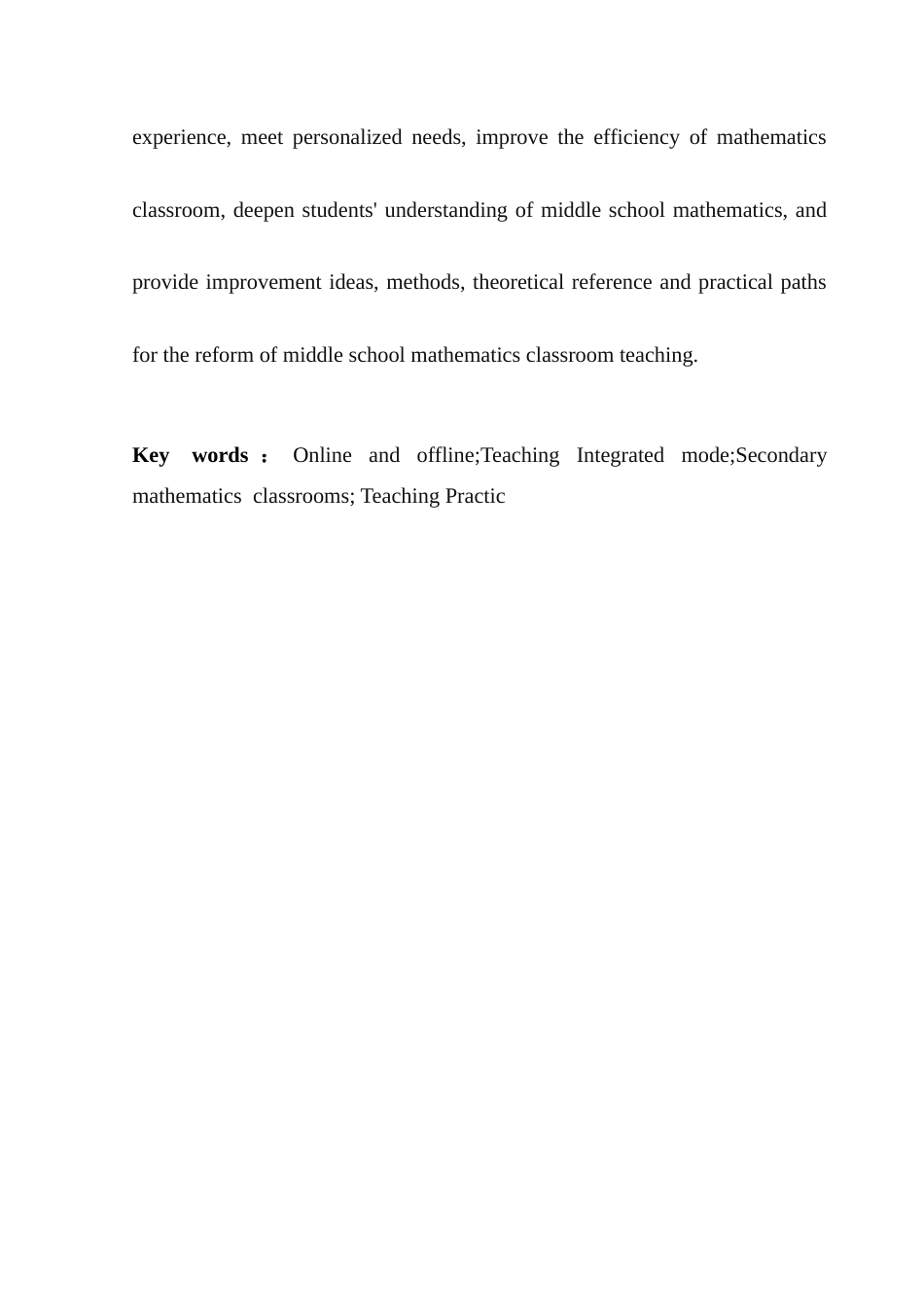 25年CH数学与应用数学 关键词：线上线下；融合模式；中学数学课堂；教学实践最终稿-约13434字符.docx_第3页