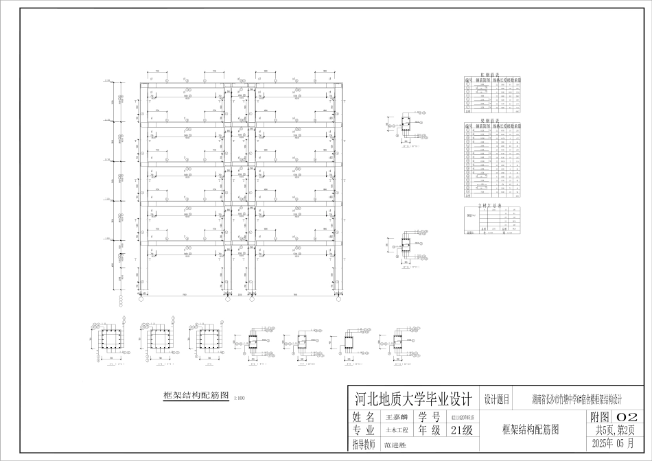 25年CH土木工程 湖南省长沙市竹塘中学6#宿舍楼框架结构设计-附件附图.pdf_第2页