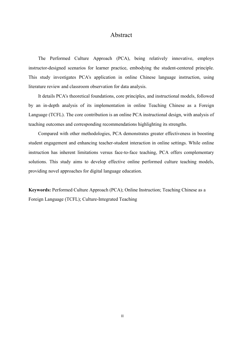 25年CH汉语国际教育 体演文化教学法在对外汉语线上教学中的应用研究-约13060字符.pdf_第2页
