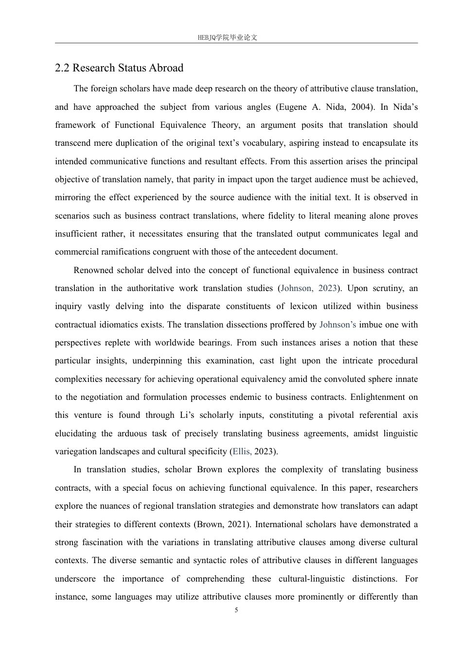 25年CH商务英语 功能对等理论指导下商务合同中定语从句的翻译研究doc(1)(6)-约52046字符.pdf_第9页