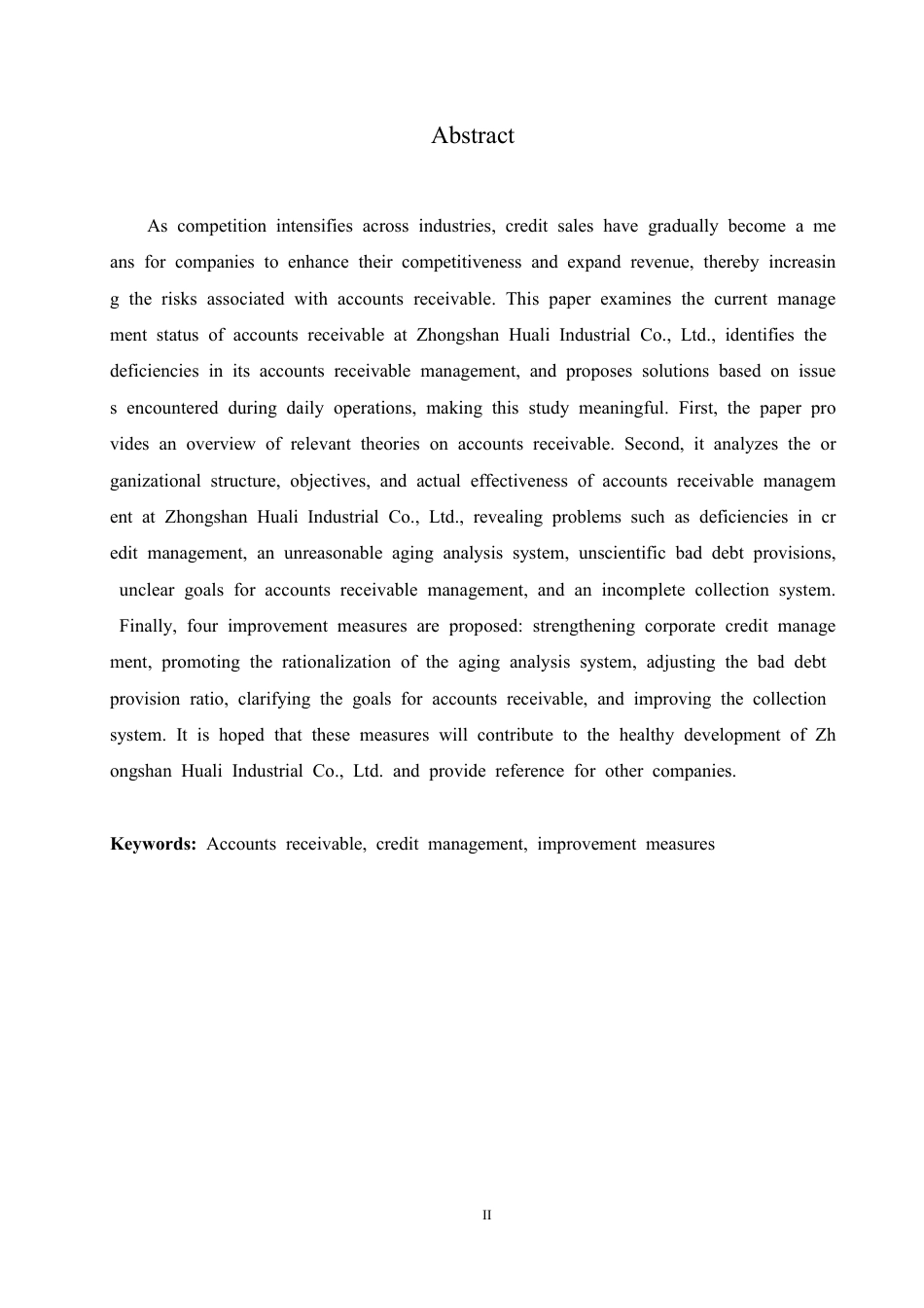 25年CH会计学 中山华利实业公司应收账款管理分析-约14192字符.pdf_第2页