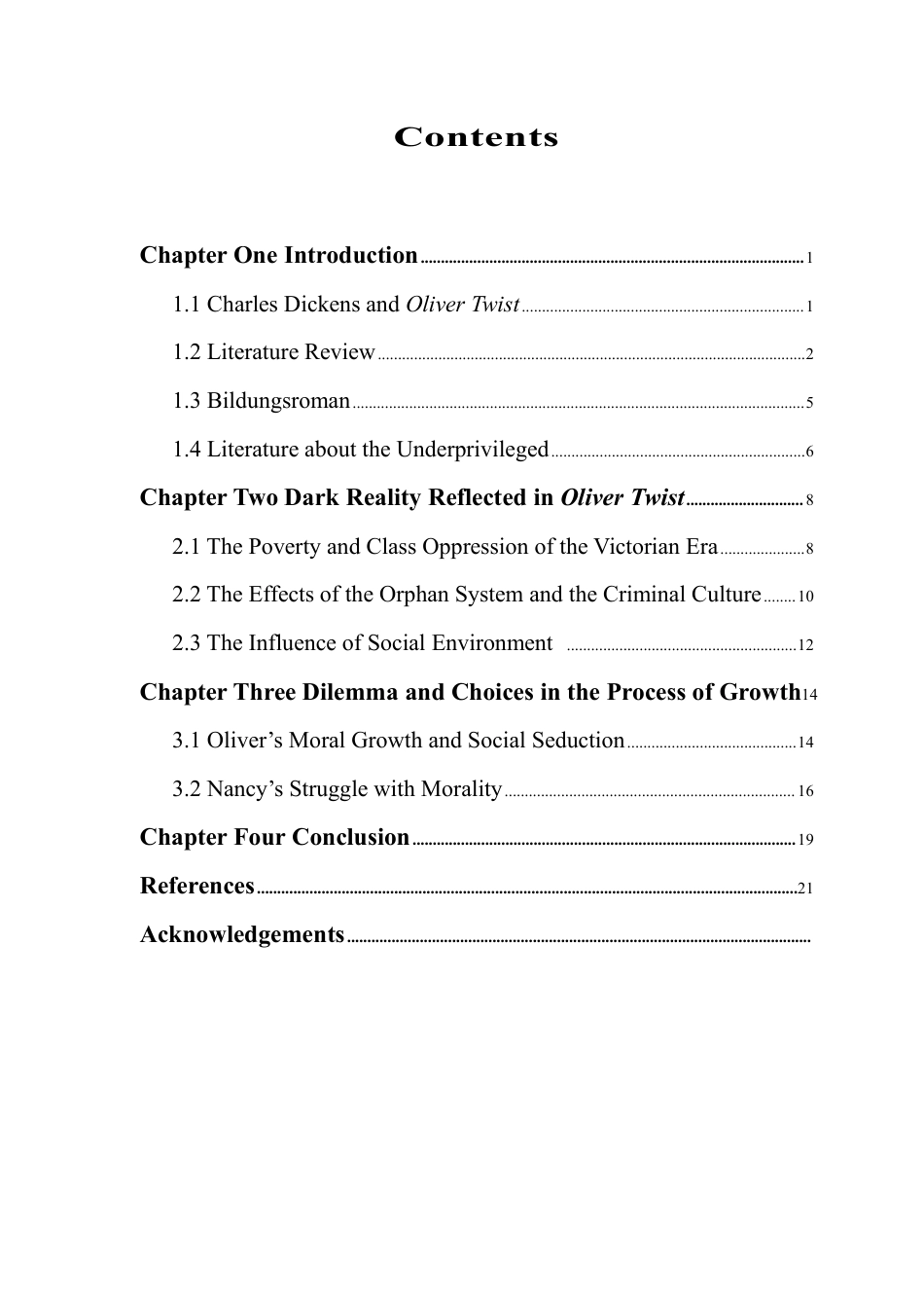 25年CH英语 《奥利弗·特维斯塔萨·成长小说》中“弱势群体”的悲剧分析-约46340字符.pdf_第3页