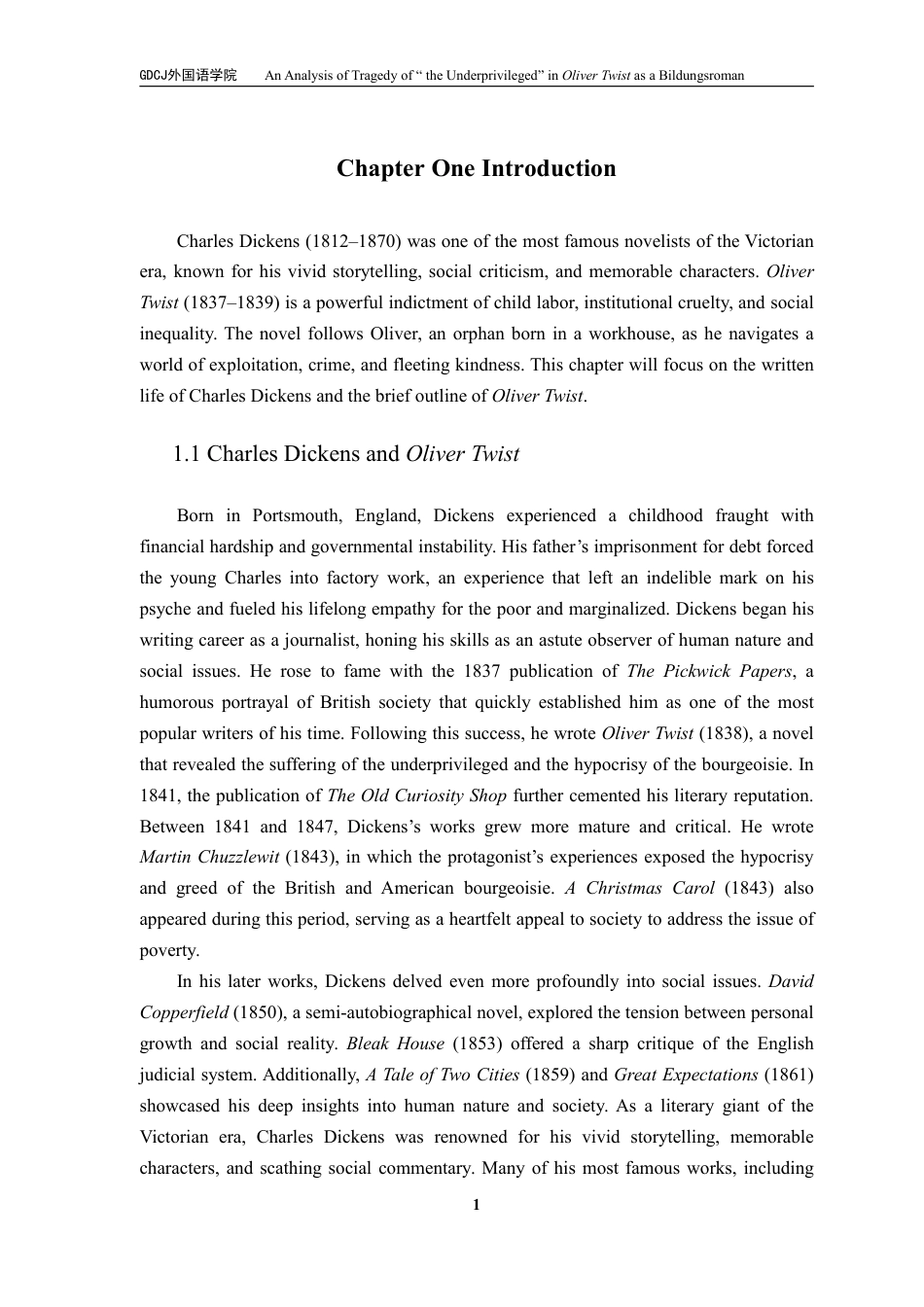 25年CH英语 《奥利弗·特维斯塔萨·成长小说》中“弱势群体”的悲剧分析-约46340字符.pdf_第4页