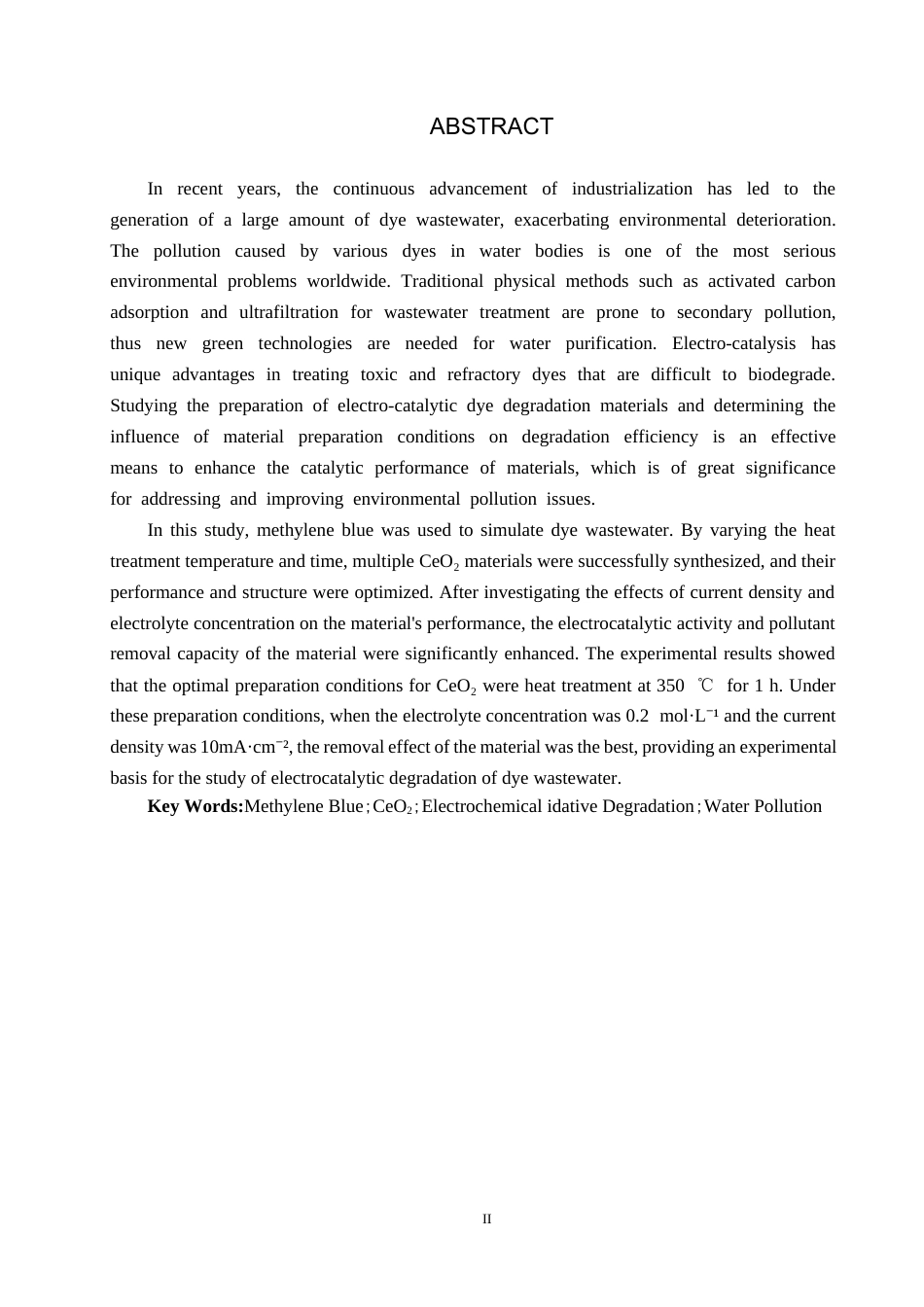 25年CH水质科学与技术－CeO2复合电极氧化处理亚甲基蓝染料废水性能探究终版-约13817字符.docx_第2页