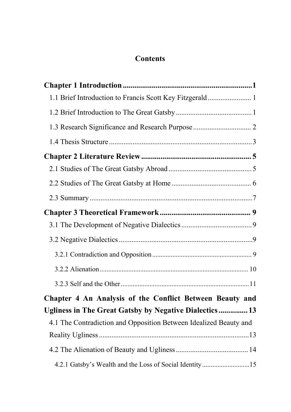 25年CH英语 《了不起的盖茨比》阿多诺消极辩证法中的美与丑冲突分析-约55583字符.pdf_第3页